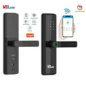 WDLINK Serrure de porte intelligente tactile avec accessoires (WD04)