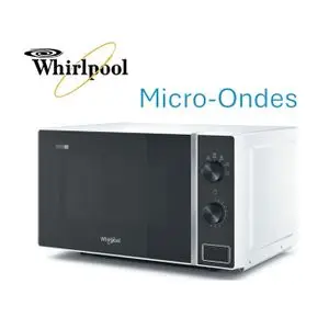 Whirlpool Micro-onde solo COOK 20 BLANC,20L ,700w ,commandes mécaniques