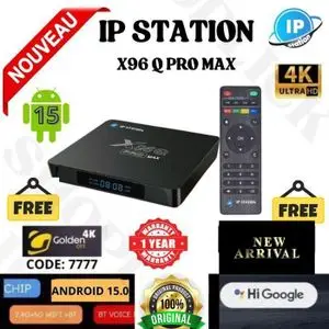 X96 X96Q PRO Smart TV BOX Dual Wifi 4Go+32Go Allwinner H616 6K ANDROID 15