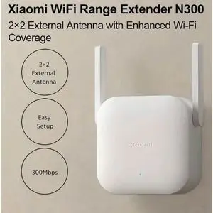 XIAOMI WiFi Range Extender N300 2 External Antennas 2.4GHz 300Mbps