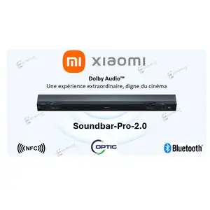 XIAOMI Soundbar  Pro 2.0 : la puissance pure pour votre salon New 2026 haute qualité