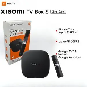 XIAOMI MI TV Box S (3rd Gen) - 4K 32GB WiFi 6 Google TV - 3ème génération Modèle 2025