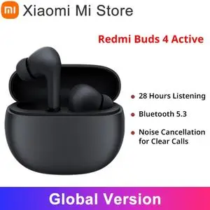 XIAOMI Buds 4 Active Earphone TWS, Bluetooth 5.3, Noise Cancelling, Waterproof