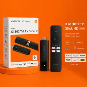 XIAOMI TV Stick 2ème Génération HD – 2nd Gen Google TV FHD 1080P avec Télécommande Bluetooth et Assistant Google – Netflix YouTube Prime Video HDMI Streaming TV Portable TV Stick HD