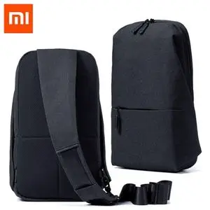 XIAOMI Sac à dos Original  sac à dos Mi Original pour hommes et femmes, sac de poitrine de loisirs urbains, petite taille, Type à épaule, unisexe, capacité de 4l