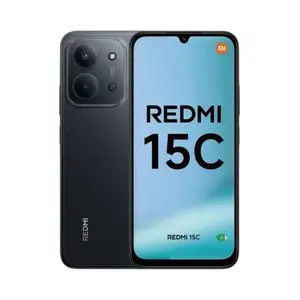 XIAOMI Redmi 15C – 6.9" – NFC - 256 Go – 8 Go RAM (jusqu’à 16 Go) – Helio G81 Ultra – 6000mAh/33W – 50MP – Midnight Black