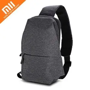 XIAOMI City Sling Bag Gris fonce Sac à Dos - Sacs à Dos (Gris fonce , Uniforme, Unisexe, Poche Frontale)
