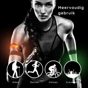 XQ Max Bande De Bras et Jambes À LED RÉFLÉCHISSANTE