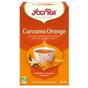 Yogi tea CURCUMA ORANGE 17 SACHETS
