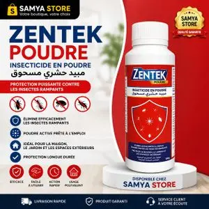 Zentek  Poudre Insecticide 100g – Anti Insectes Rampants – Usage Domestique