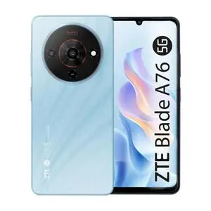 ZTE Blade A76 5G  Design 6.7" (128GB / 6GB jusqu'à 12Go ) - 5000 mAh - 50MP - Glacial Blue