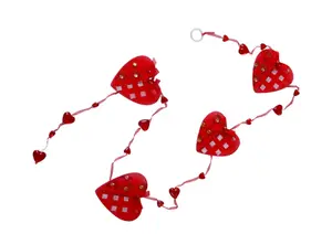 Guirlande Cœur Saint Valentin - Rouge