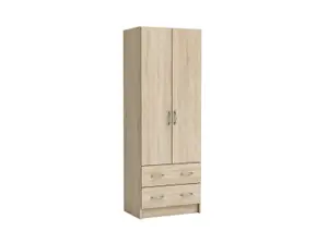 Meuble Multifonction Mateo 2 Portes Et 2 Tiroirs - Chêne