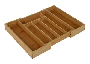 Ménagère Adaptable En Bambou - Beige