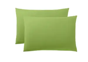 2 Taies D'Oreillers 50X70Cm - Vert