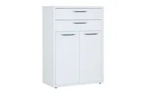 Élément De Rangement Disegno 2 Portes + 2 Tiroirs - Blanc