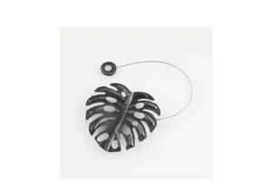 Embrasse De Rideau Aimantée Palmera - Noir