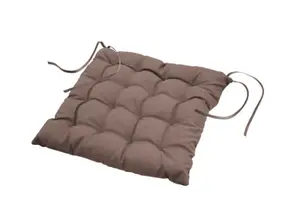Assise Matelassée Uni Essentiel - Taupe