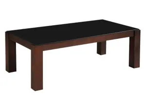 Table Basse Uranus En Verre Noir