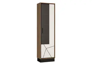 Petite Vitrine Brolo Led En Option - Blanc Brillant