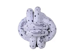 Coussin Nœud Décoratif Wild Kids - Blanc / Noir