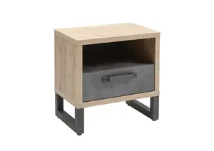 Table De Chevet Lafabrica - Beige / Gris