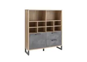 Bibliothèque Lafabrica - Beige / Gris