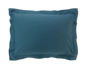 Taie D'Oreiller 50X70Cm Percale - Bleu