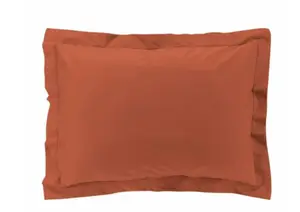 Taie D'Oreiller 50X70Cm Percale - Terracotta