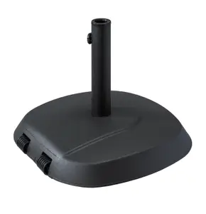 Support Parasol 28Kg À Roulettes HEAVYHOLD - Noir