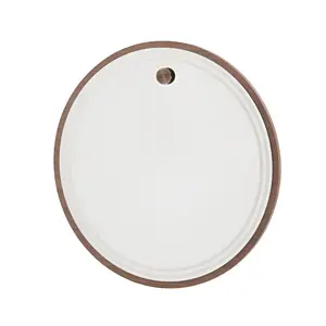 Miroir Clara Rond - Noyer