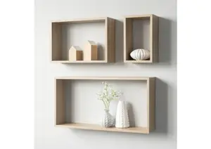 Set De 3 Etagères Shelvy - Sonoma