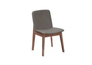 Chaise Arry 45X51X75Cm - Gris Foncé / Chêne