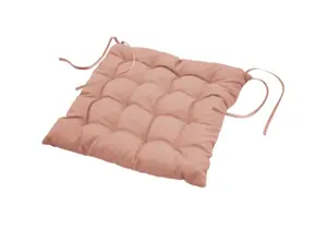 Assise Matelassée Uni Essentiel - Rose Poudre
