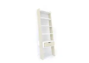 Etagère +Tiroir Hvp 48X40X155Cm Oak / Blanc