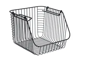 Panier En Métal 29X27X21Cm - Noir