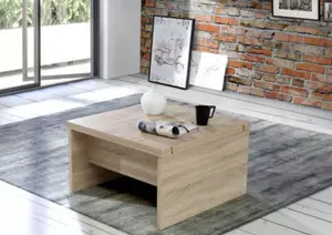 Table Basse Extensible Belemir - Chêne Clair