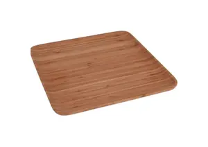 Plateau De Service 33X33X1,5Cm - Marron