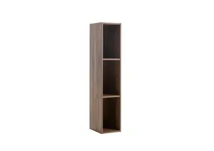 ‎Étagère Murale Vérticale Infinito - Gris Anthracite / Marron