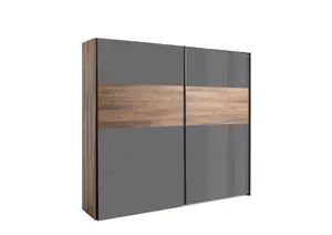 Armoire Infinito - Marron / Gris