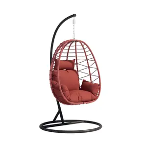 Chaise Pendante Alicia - Rouge