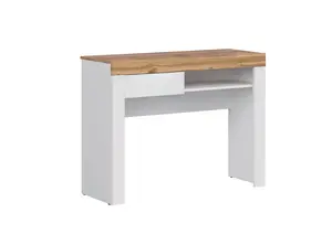 Console Holten - Chêne / Blanc