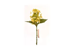 Fleur Hortensia 39Cm - Jaune