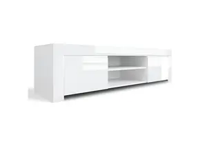 Grand Meuble Tv Amalfi 190Cm - Blanc