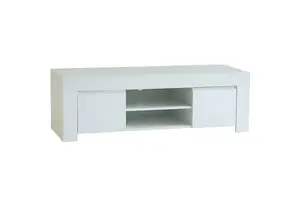 Grand Meuble Tv Amalfi 140Cm - Blanc