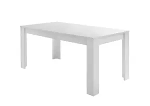 Table À Manger Vittoria - Blanc Laqué Brillant
