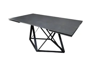 Table À Manger Extensible Uno 160-240Cm - Noir
