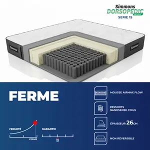 Matelas Dorsopedic Serie 15 - Gris