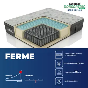 Matelas Dorsopedic Serie 15 Plus - Gris
