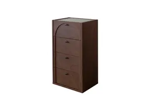 Chiffonnier Malaga 4 Tiroirs - Marron